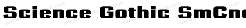 Science Gothic SmCnd字体转换